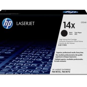 HP 14X Black High Yield Toner Cartridge 17,500 Pages Original CF214X Single-pack
