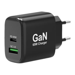 Port Connect 65W GaN Type-C and USB-A Fast Charger