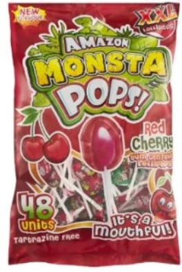 AMAZON MONSTA RED CHERRY POP 48’s