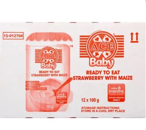 Ace Baby Apple & Strawberry Maize 100g