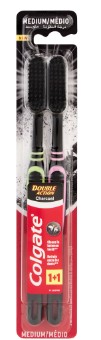 COLGATE DOUBLE ACTION CHARCOAL PK