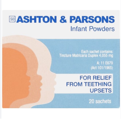 ASHTON AND PARSONS INFANT POWDER 20 PACKES 